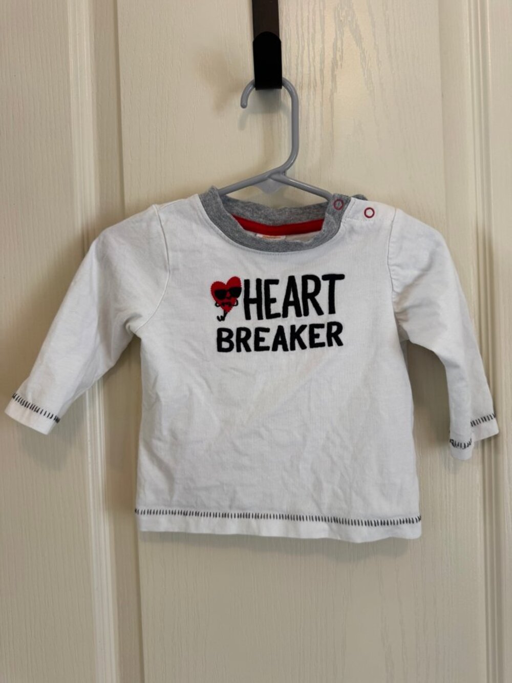 Gymboree Baby Boys Heart Breaker Long Sleeve Shirt 6-12M